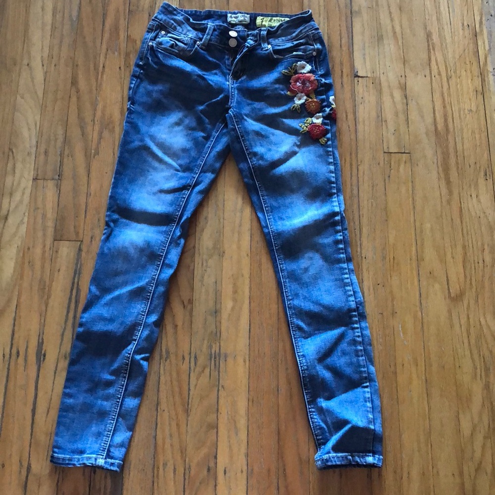 Tillys Embroidered Jeans